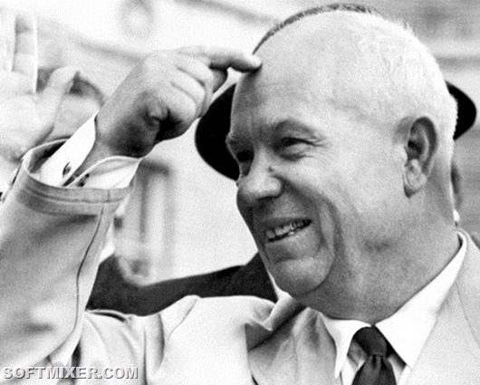 Soviet Premier Nikita Khrushchev, in official visit in U.S.A., smiles as he is welcomed by a huge crowd 23 September 1959 in San Francisco. Soviet statesman, first secretary of the Soviet Communist Party (1953-64), and Prime minister (1958-64), Khrushchev was deposed in 1964 and replaced by Brezhnev and Kosygin. Soviet Premier Nikita Khrushchev, in official visit in U.S.A., smiles as he is welcomed by a huge crowd 23 September 1959 in San Francisco. Soviet statesman, first secretary of the Soviet Communist Party (1953-64), and Prime minister (1958-64), Khrushchev was deposed in 1964 and replaced by Brezhnev and Kosygin.