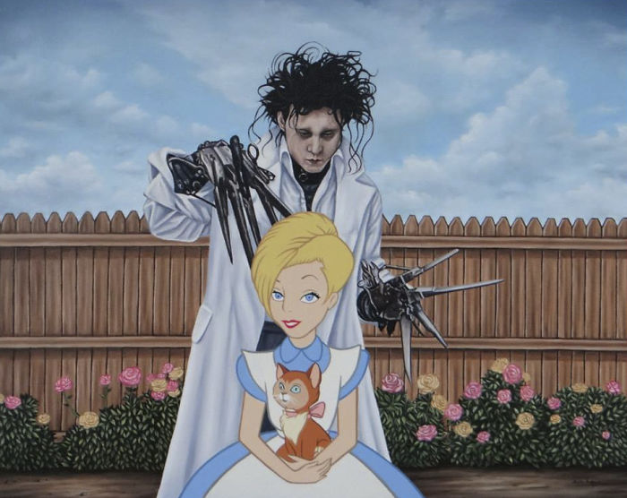 Artist Makes Disney Characters Struggle With The Reality Of Our Modern World And The Result Is Controversial