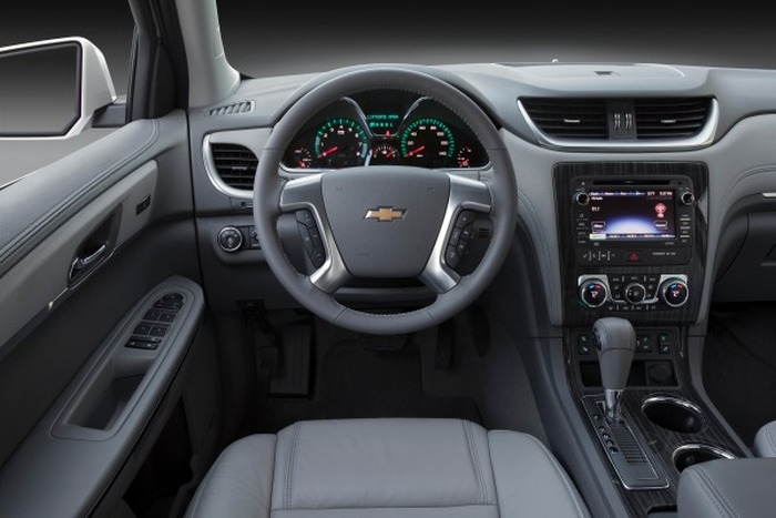Салон автомобиля Chevrolet Traverse. Салон автомобиля Chevrolet Traverse.