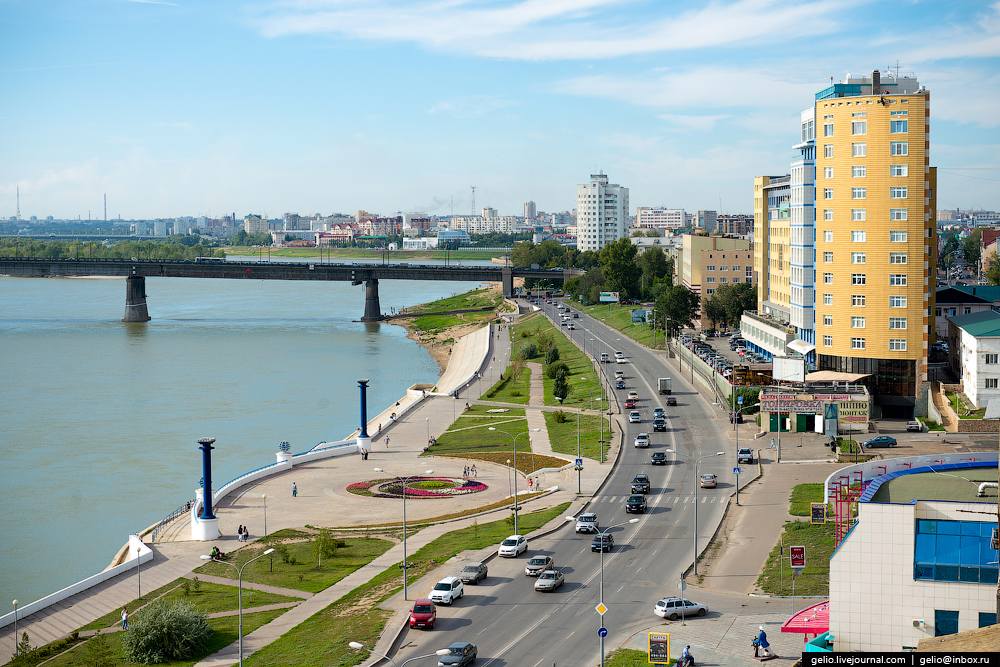 Омску 300 лет. Виды города с высоты