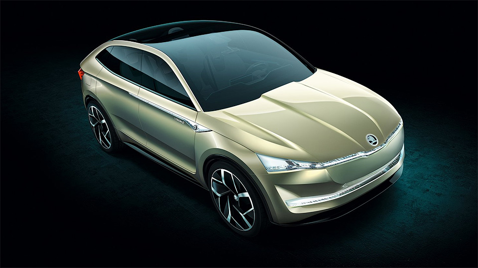 Skoda показала электрический купе-кроссовер