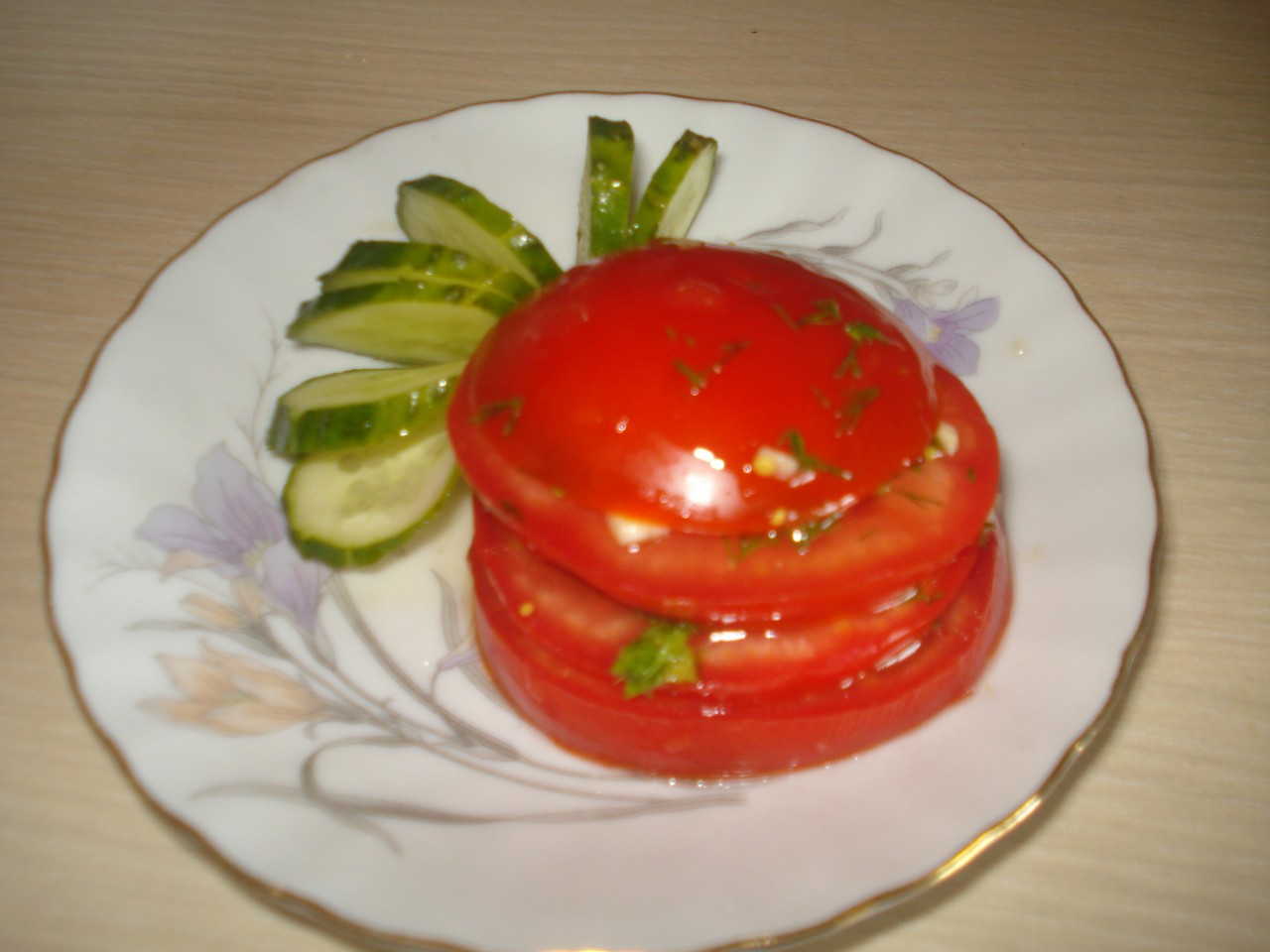 Маринованные помидоры за полчаса ("Курсы быстрой готовки")