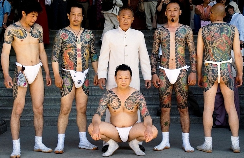 якудза в татуировках
