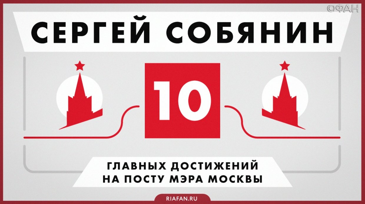 10 главных достижений Сергея Собянина на посту мэра Москвы