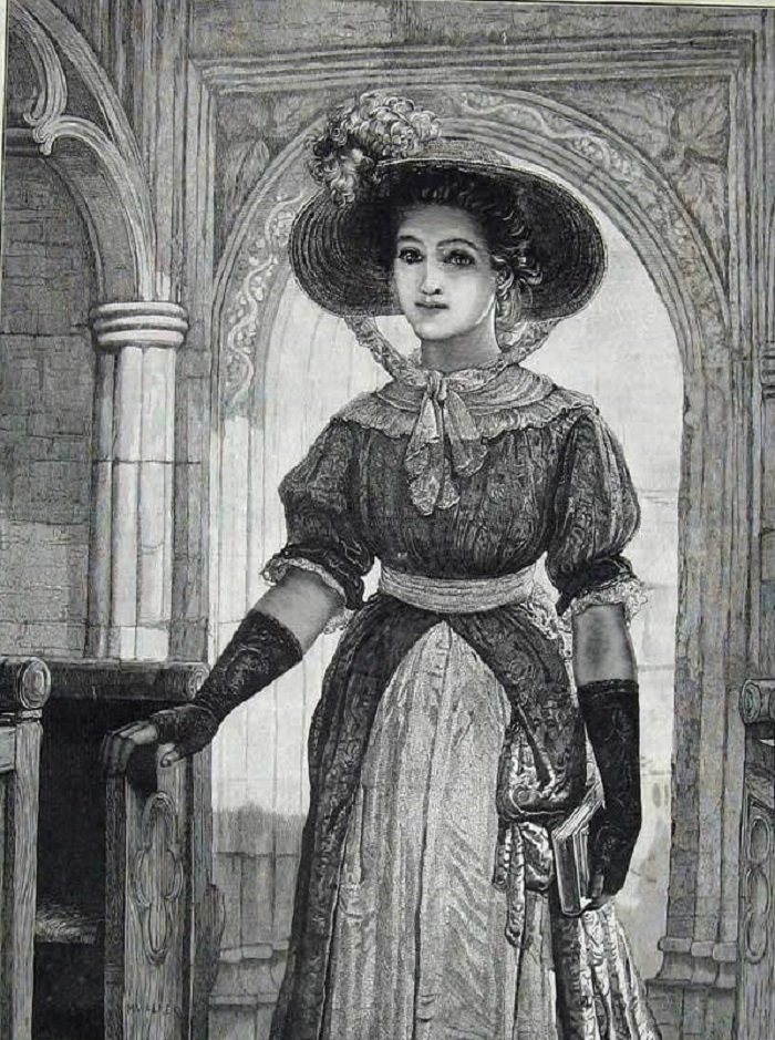 Художник-иллюстратор Marcella M. Walker (Irish, fl.1872-1917)