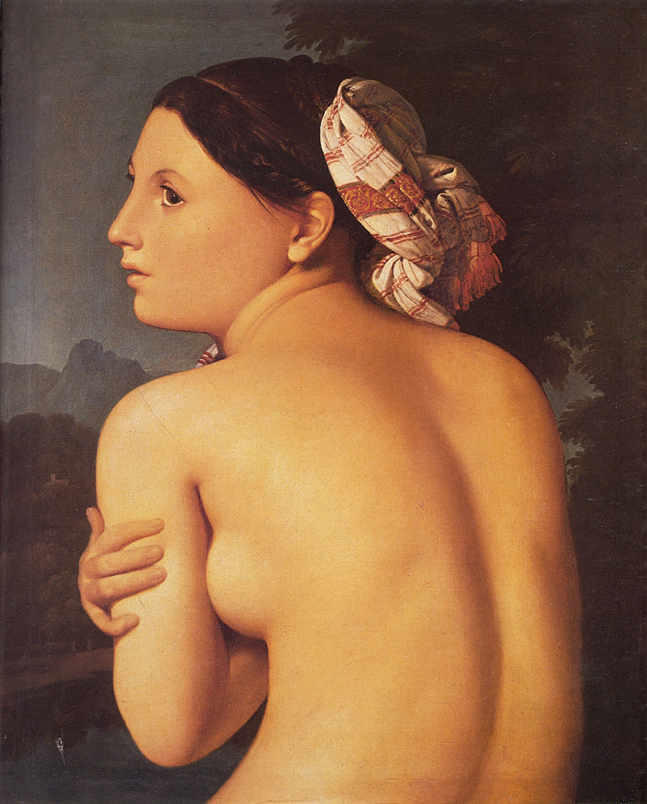 ingres - Half-figure of a Bather. 1807. Oil on canvas. Musee Bonnat, Bayonne, France.jpg ingres - Half-figure of a Bather. 1807. Oil on canvas. Musee Bonnat, Bayonne, France.jpg