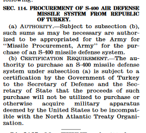 США хотят купить российские С-400 у Турции