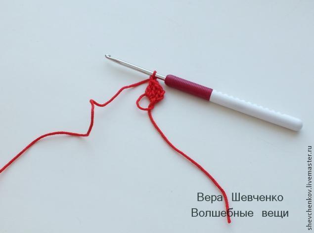 Сердечко-брелок: очень подробный МК по вязанию крючком Сердечко-брелок: очень подробный МК по вязанию крючком