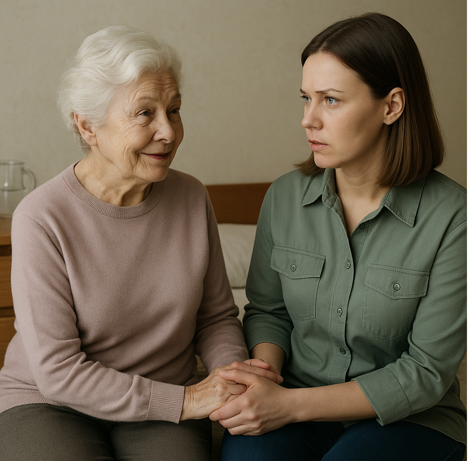 — Вы просто выманили у больной старухи квартиру! Думаете, я это так оставлю? — свекровь сердито глянула на невестку.