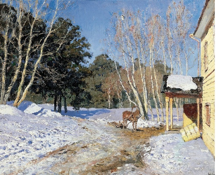 Март. (1895). Автор: Исаак Левитан. Март. (1895). Автор: Исаак Левитан.