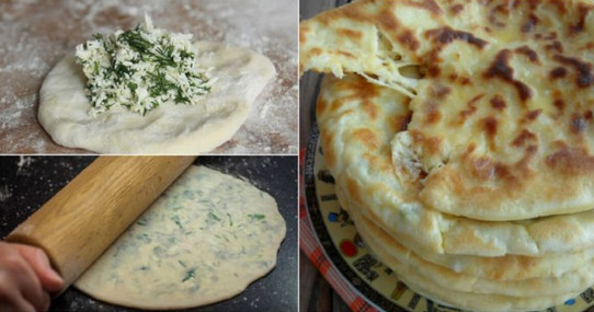 Приготовила стопку ароматных лепешек за полчаса: вкуснейшие хычины! Приготовила стопку ароматных лепешек за полчаса: вкуснейшие хычины!