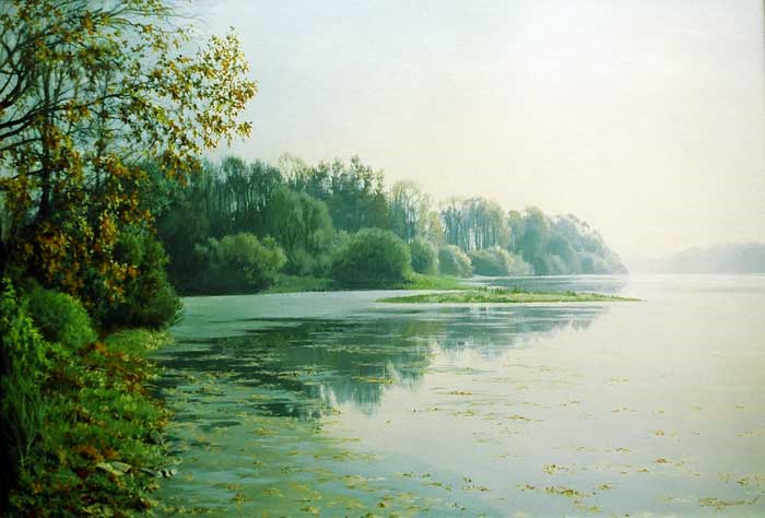 Тихие воды, лесные тропинки. Художник Айрат Гайфуллин