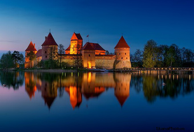 Замки Литвы - Тракайский островной замок (Trakai iIsland Castle)