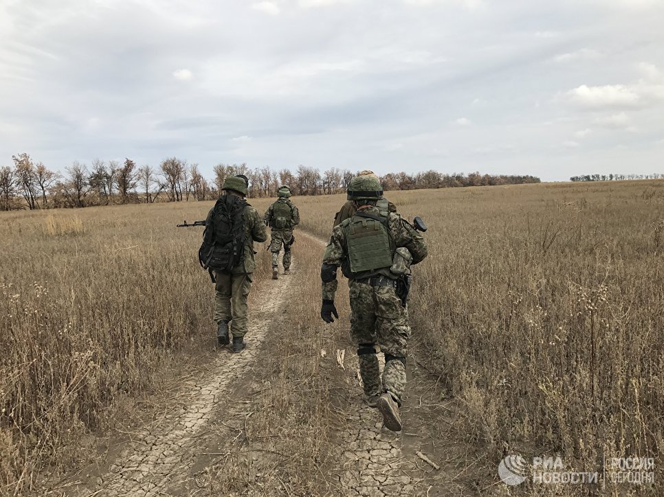 Бойцы разведывательно-штурмового батальона, Донбасс