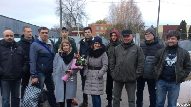 Диана Рудакова после выхода на свободу