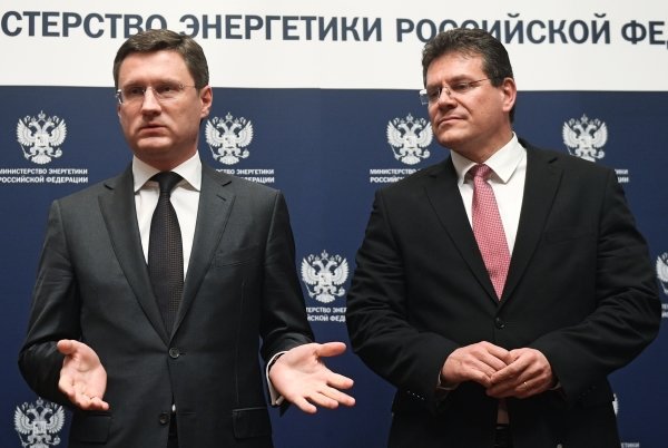 А.Новак и комиссар по энергетике Марош Шефчович, фото с сайта visualrian.ru