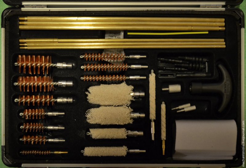 Partial disassembly and cleaning of the gun Ruger CP9