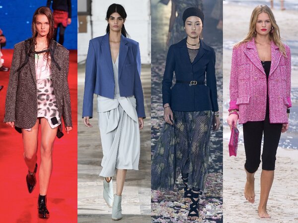 Calvin Klein, Tibi, Christian Dior, Chanel, весна-лето 2019