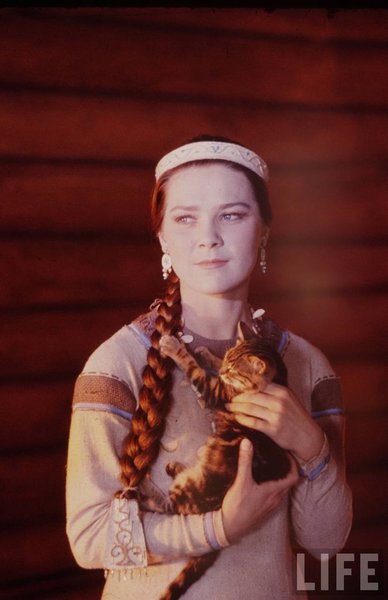 На съемках фильма "Сказка о царе Салтане". 1967 год. На съемках фильма "Сказка о царе Салтане". 1967 год.