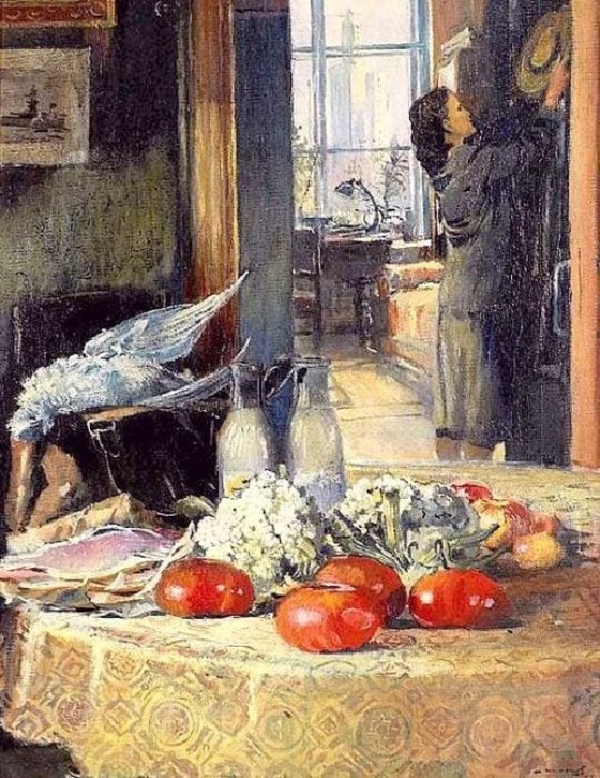Утренние покупки. Автор: Юрий Пименов. Утренние покупки. Автор: Юрий Пименов.
