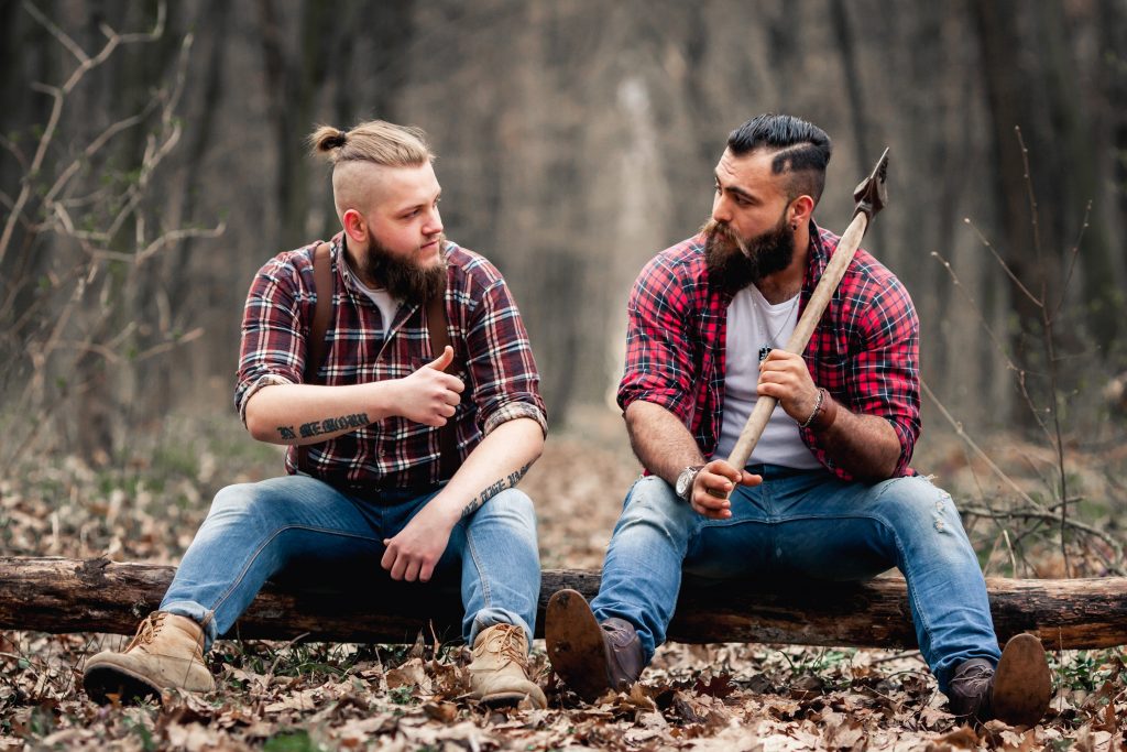 Lumberjack girl