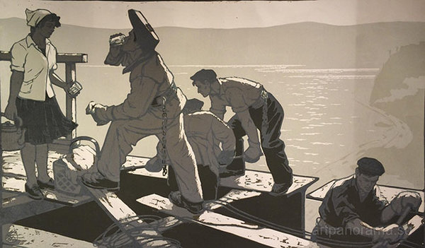 Василий Денисов, «Буфет на высоте», 1961 г.