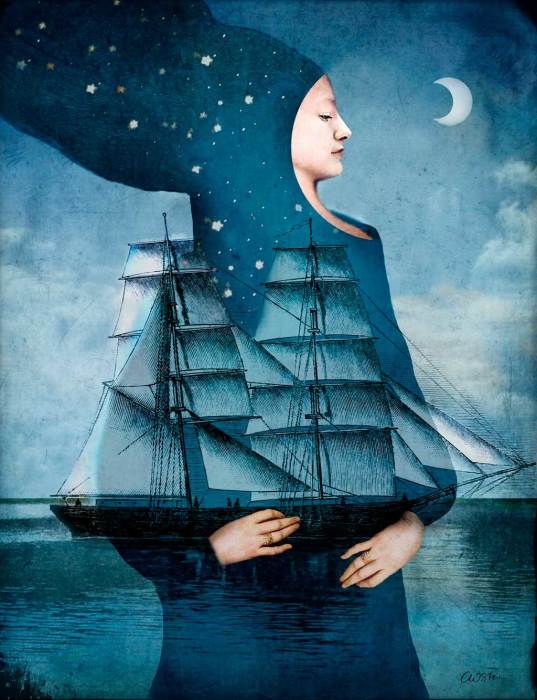 Сумеречный корабль. Автор: Catrin Welz-Stein. Сумеречный корабль. Автор: Catrin Welz-Stein.