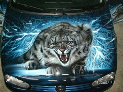 Аэрография, фантастически красиво!