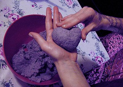 Сердечки из папье-маше