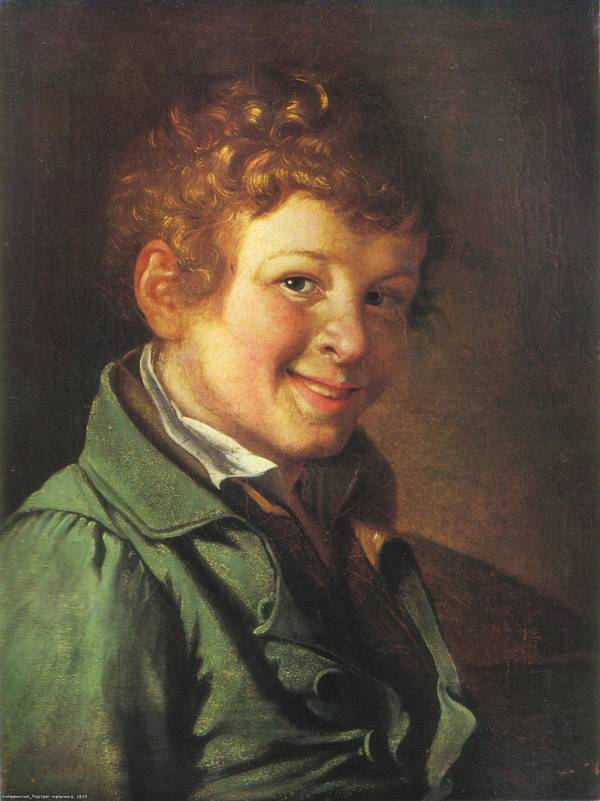 Портрет мальчика. 1819.