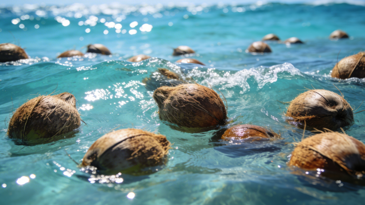 Кто и зачем бросает в море кокосы