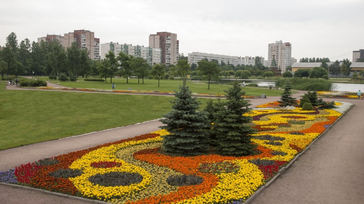 цветники в парках