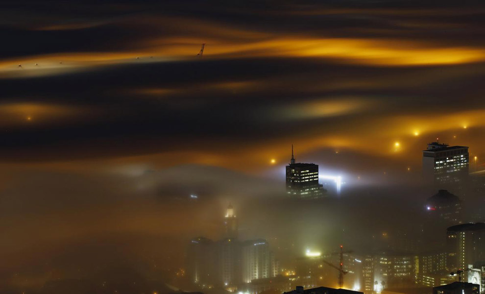 Города в облаках и тумане