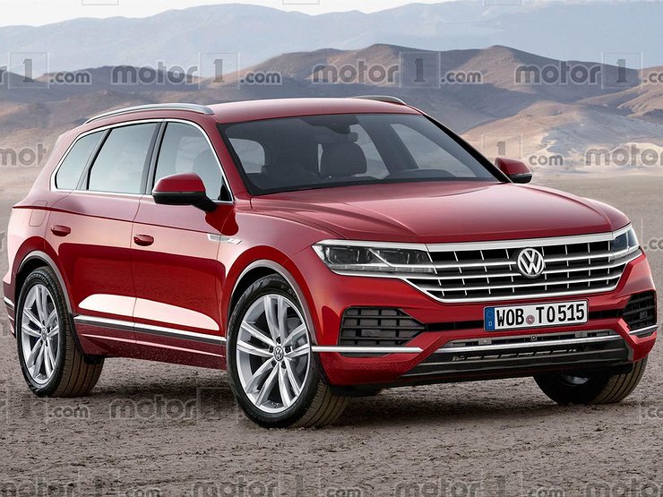 Опубликованы рендерные изображения нового Volkswagen Touareg Опубликованы рендерные изображения нового Volkswagen Touareg
