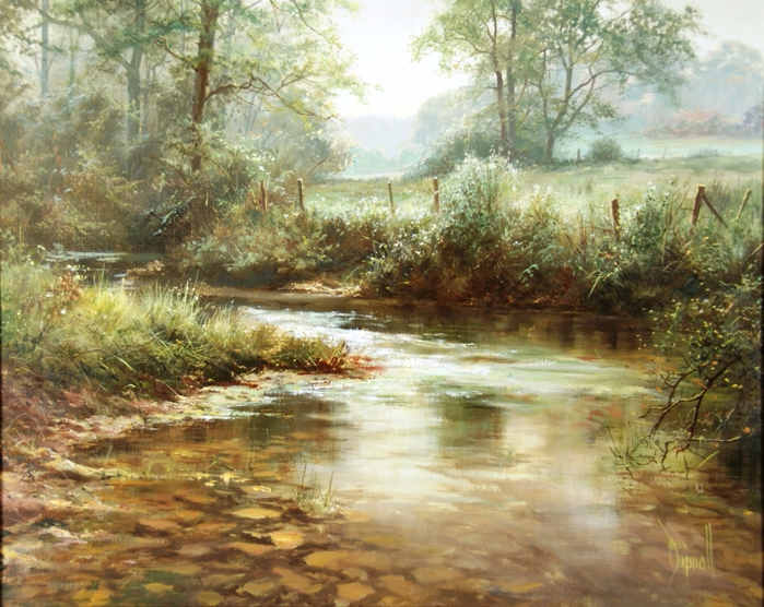 82208527_David_Dipnall_The_stream_in_summer (699x556, 505Kb)