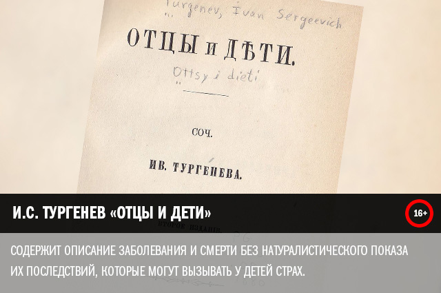 Книги. Школьная программа, Отцы и дети