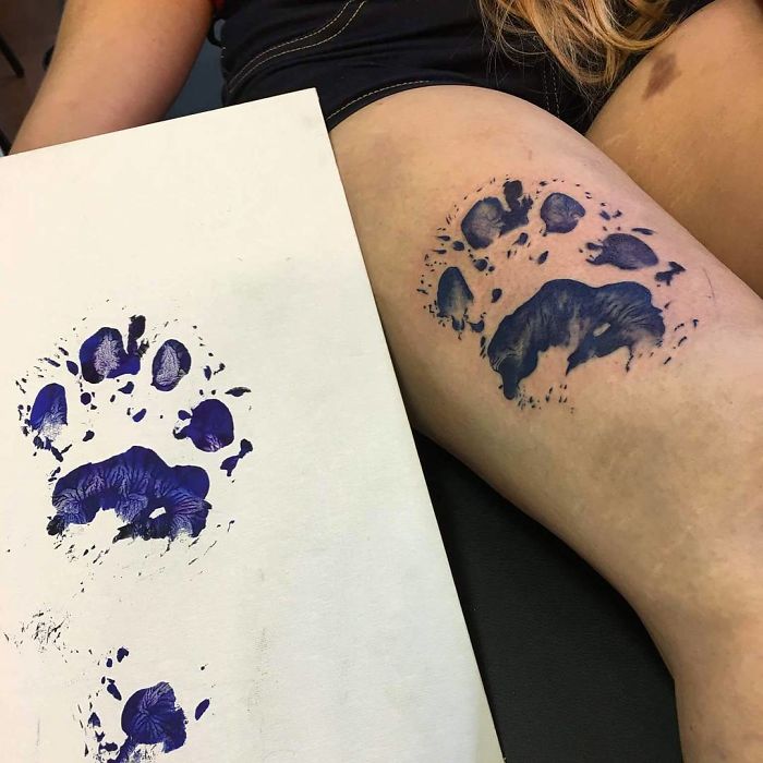 Dog Paws Tattoos