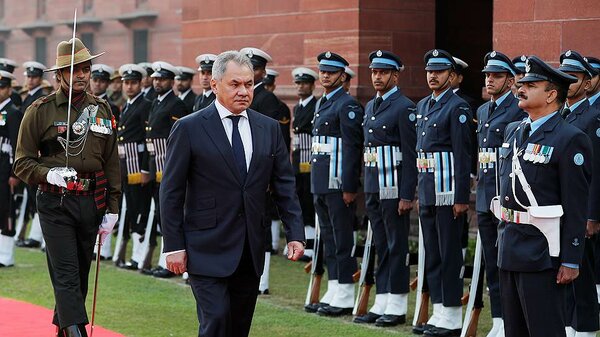 Министр обороны РФ Сергей Шойгу в Индии