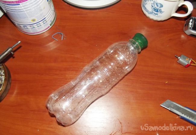 Аппарат для сахарной ваты из пластиковой бутылки