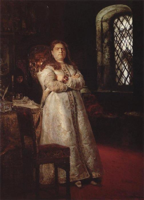 И. Е. Репин. «Царевна Софья в Новодевичьем монастыре». 1879 год. И. Е. Репин. «Царевна Софья в Новодевичьем монастыре». 1879 год.