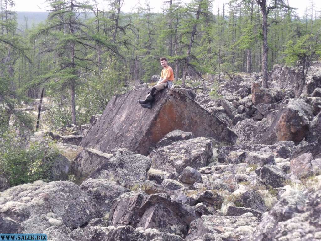 Древний город на Анабарском плато?
