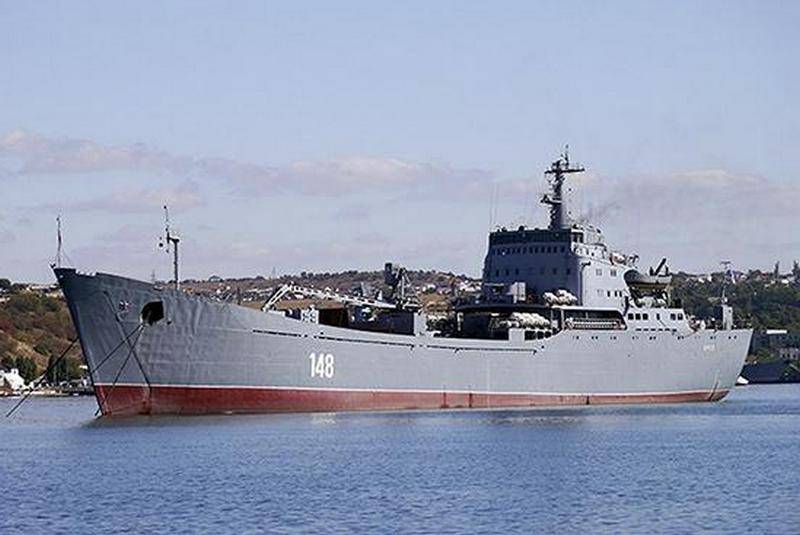 БДК "Орск" прошёл Босфор и вошёл в Средиземное море