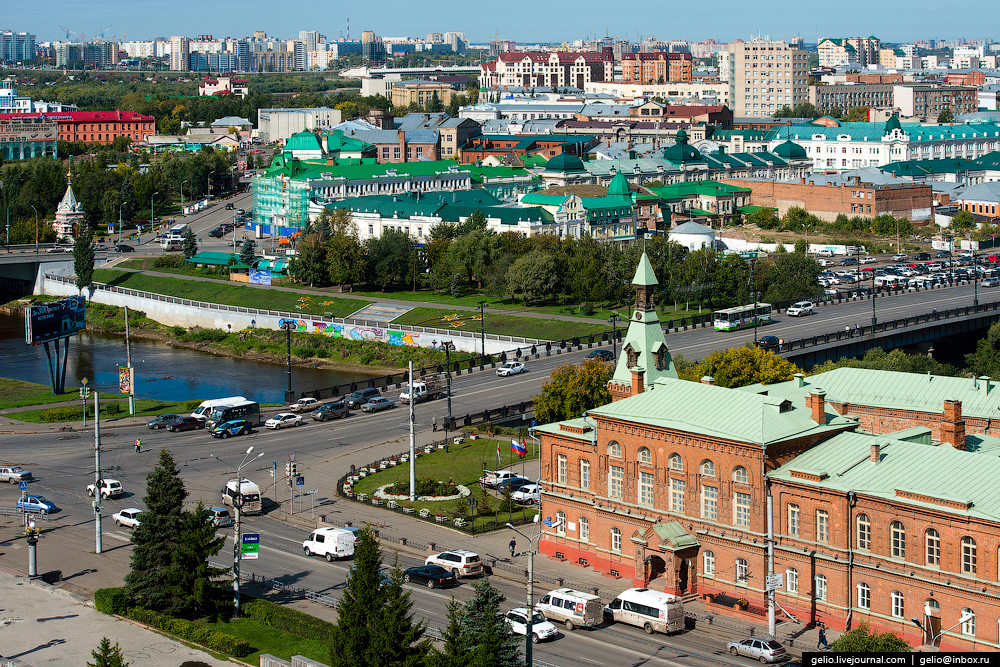 Омску 300 лет. Виды города с высоты