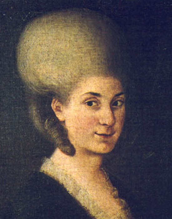 Портрет Марии Анны Моцарт, 1785 год. / Фото: thevintagenews.com Неизвестные гении: Мария Анна Моцарт