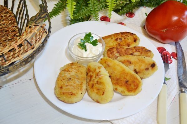 рецепт Картофельные зразы с курицей