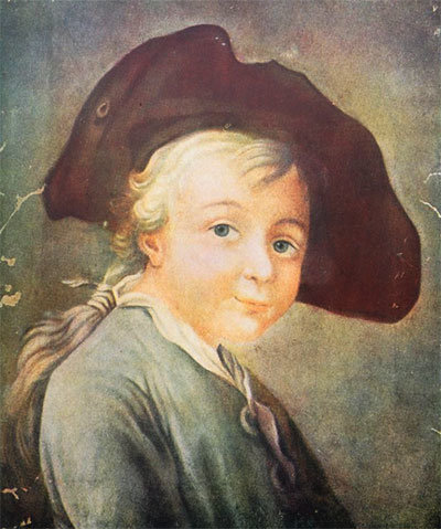 Неизвестный художник. Портрет А. В. Суворова в детстве