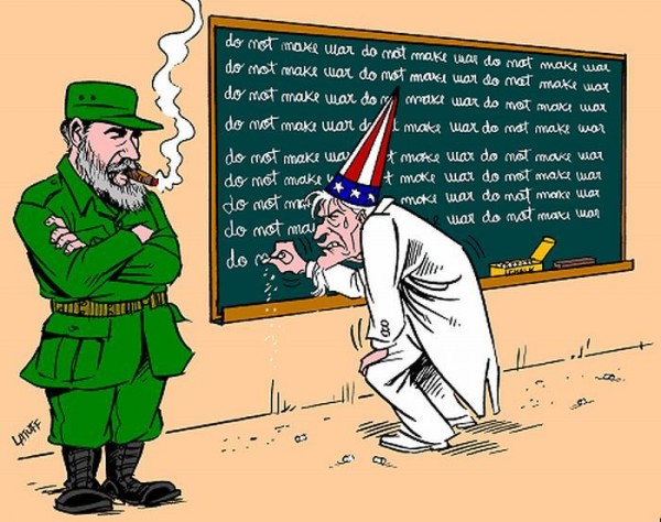 История отношений Кубы и США в карикатурах Латуффа История отношений Кубы и США в карикатурах Латуффа
