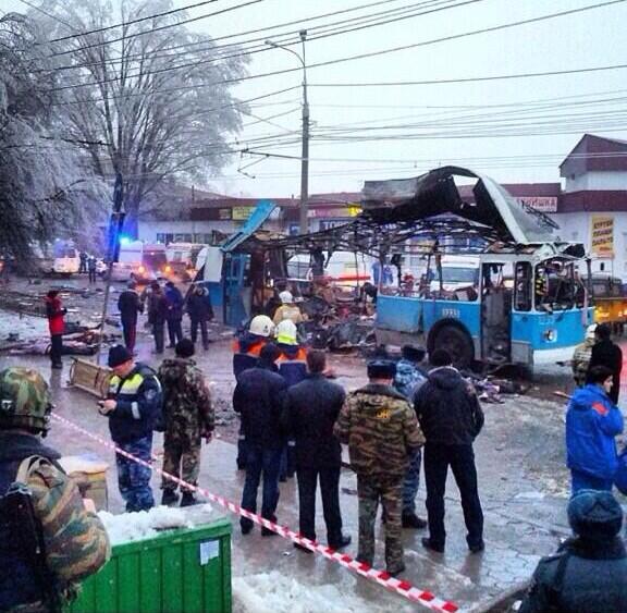 Новый взрыв в Волгограде: взорвался троллейбус