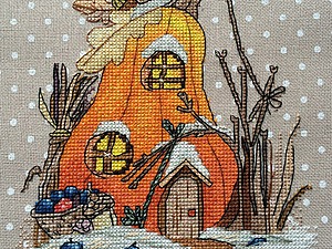 Вышивка крестом на ткани в горошек | Ярмарка Мастеров - ручная работа, handmade Вышивка крестом на ткани в горошек | Ярмарка Мастеров - ручная работа, handmade