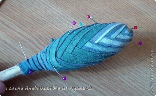 Мастер-класс Поделка изделие Моделирование конструирование Плетение Ваза-шкатулка из футболок МК Материал бросовый фото 14